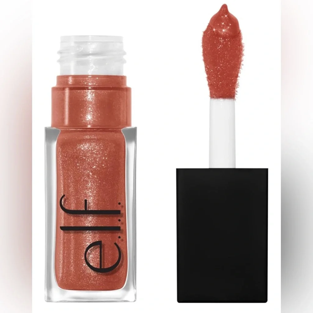 E.l.f Glow Reviver Lip Oil Super-Neutral Nourishing And Hydrating With Glimmer